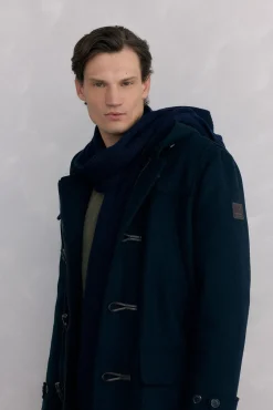 Trenca lana alamares