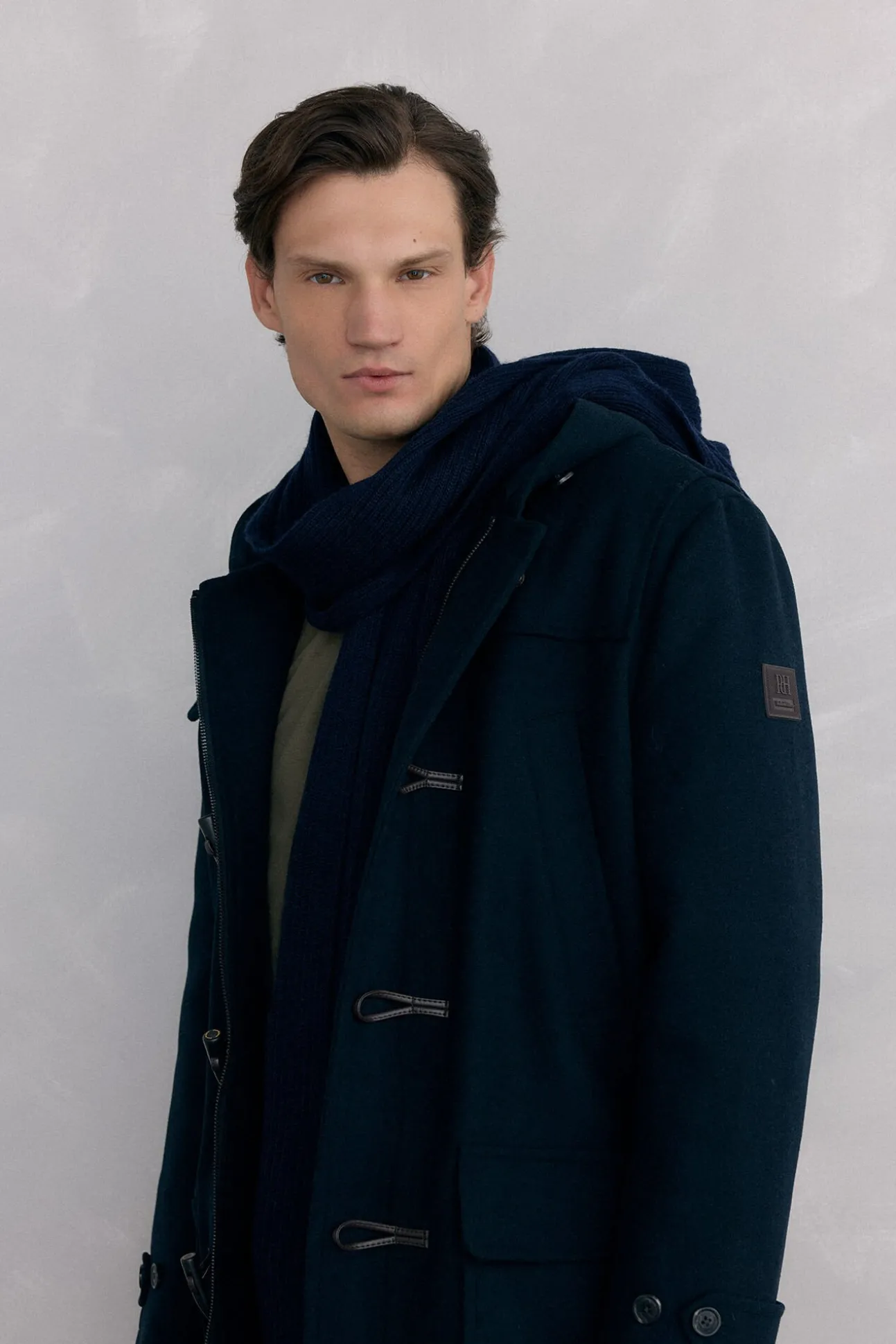 Trenca lana alamares