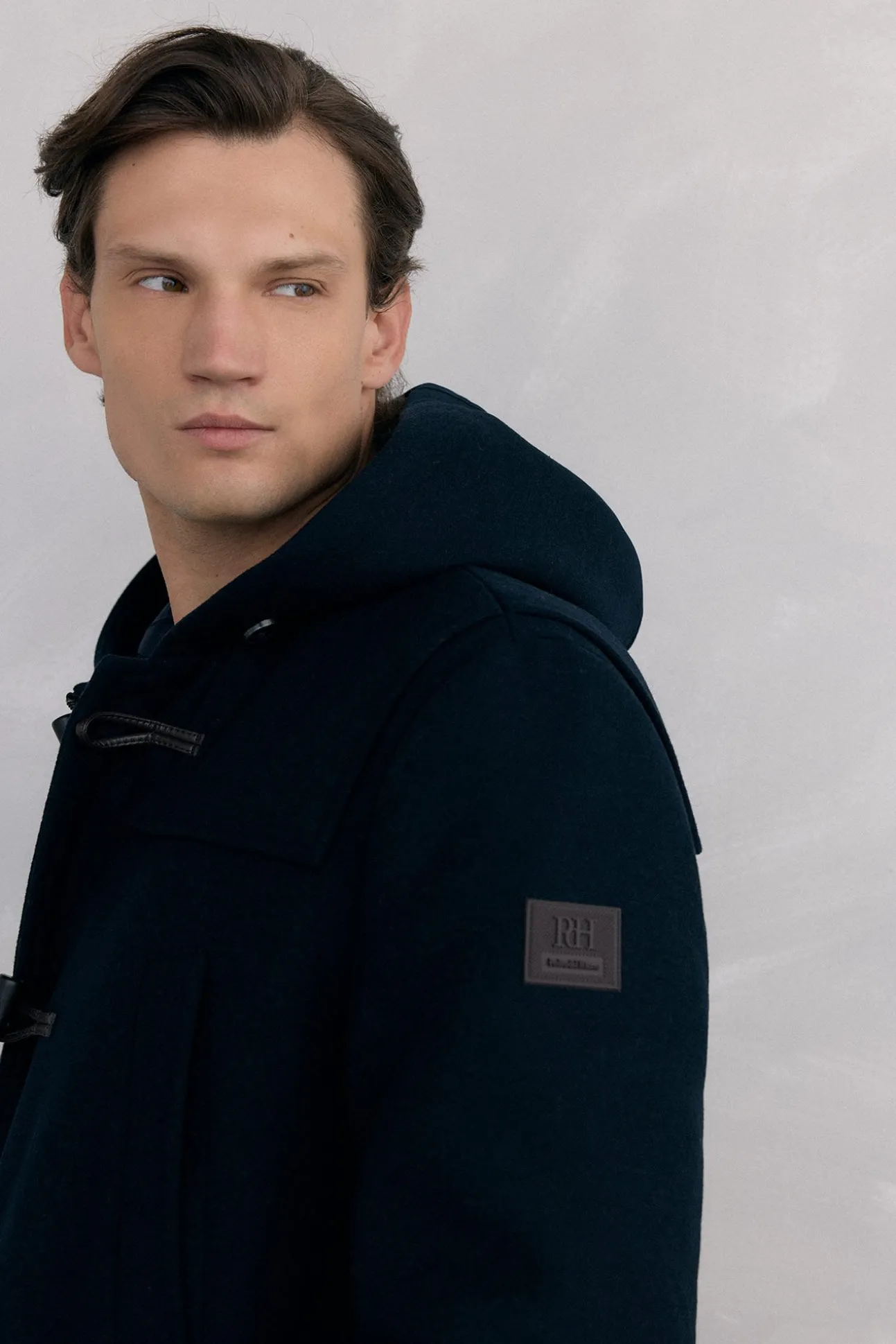 Trenca lana alamares