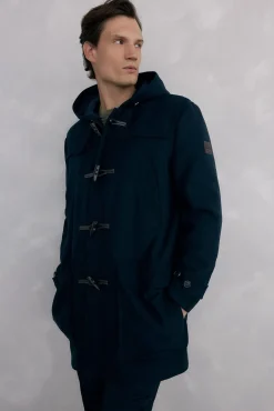 Trenca lana alamares