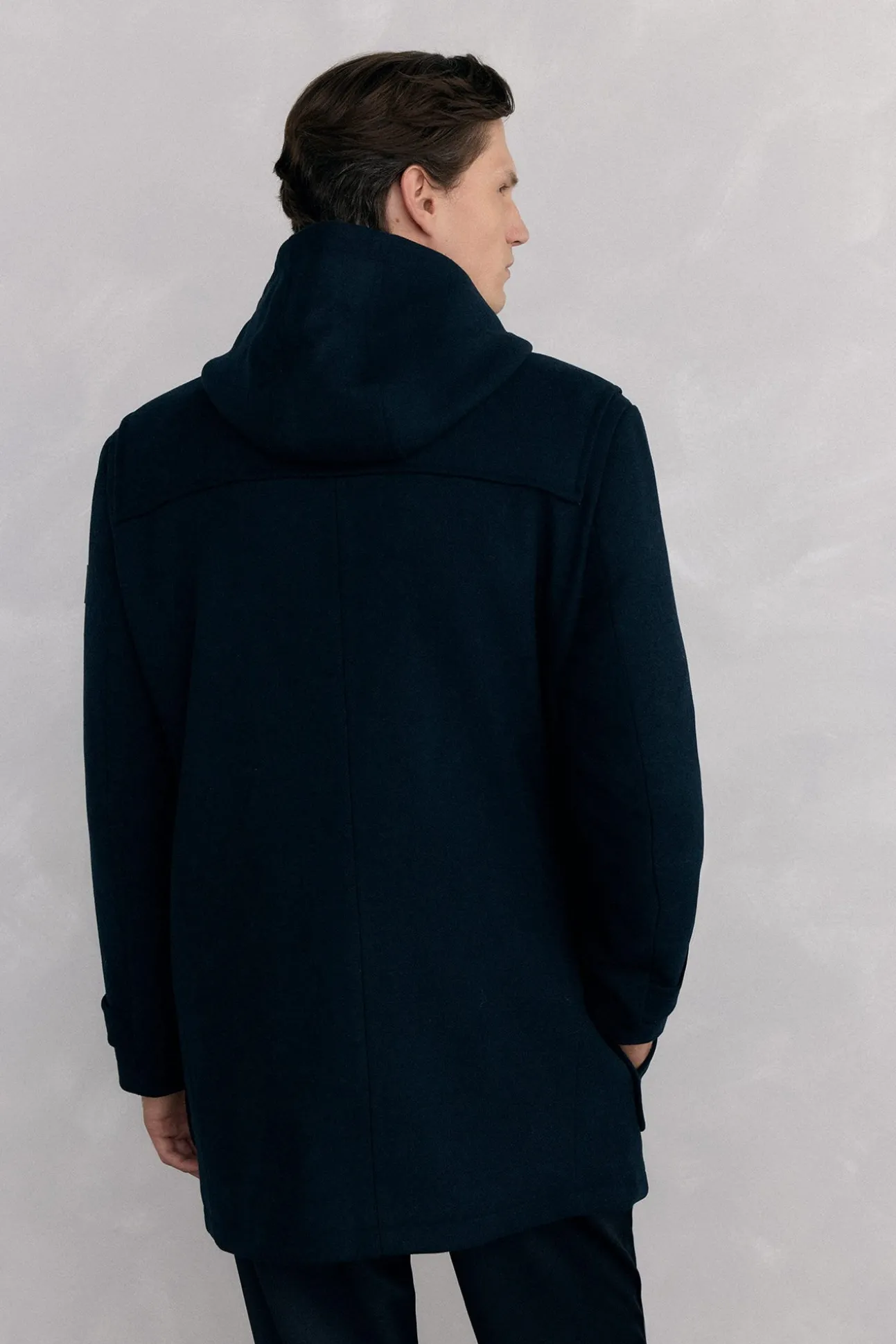 Trenca lana alamares