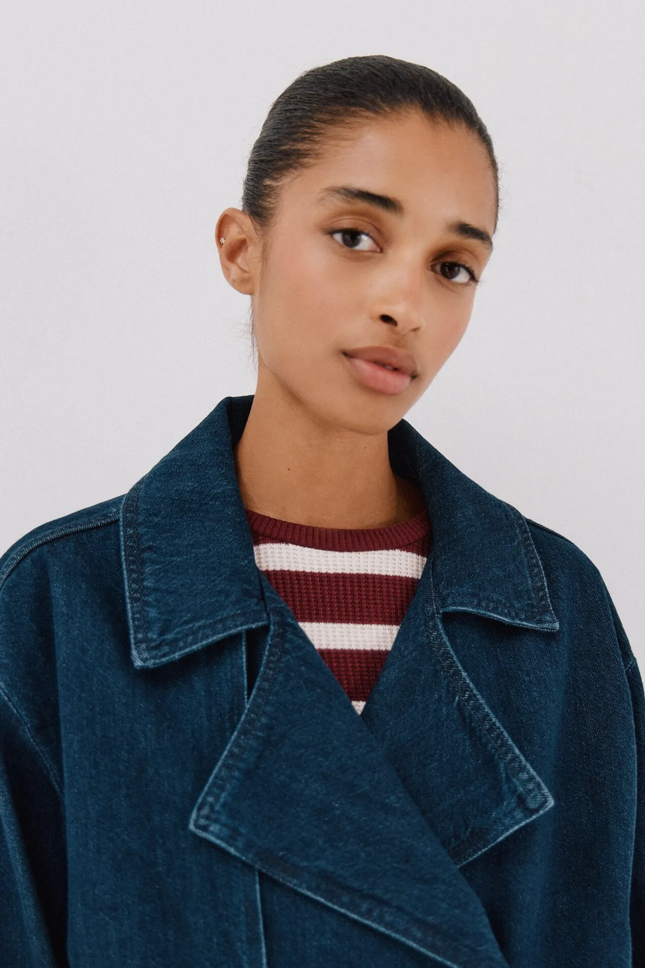 Trench corta vaquera