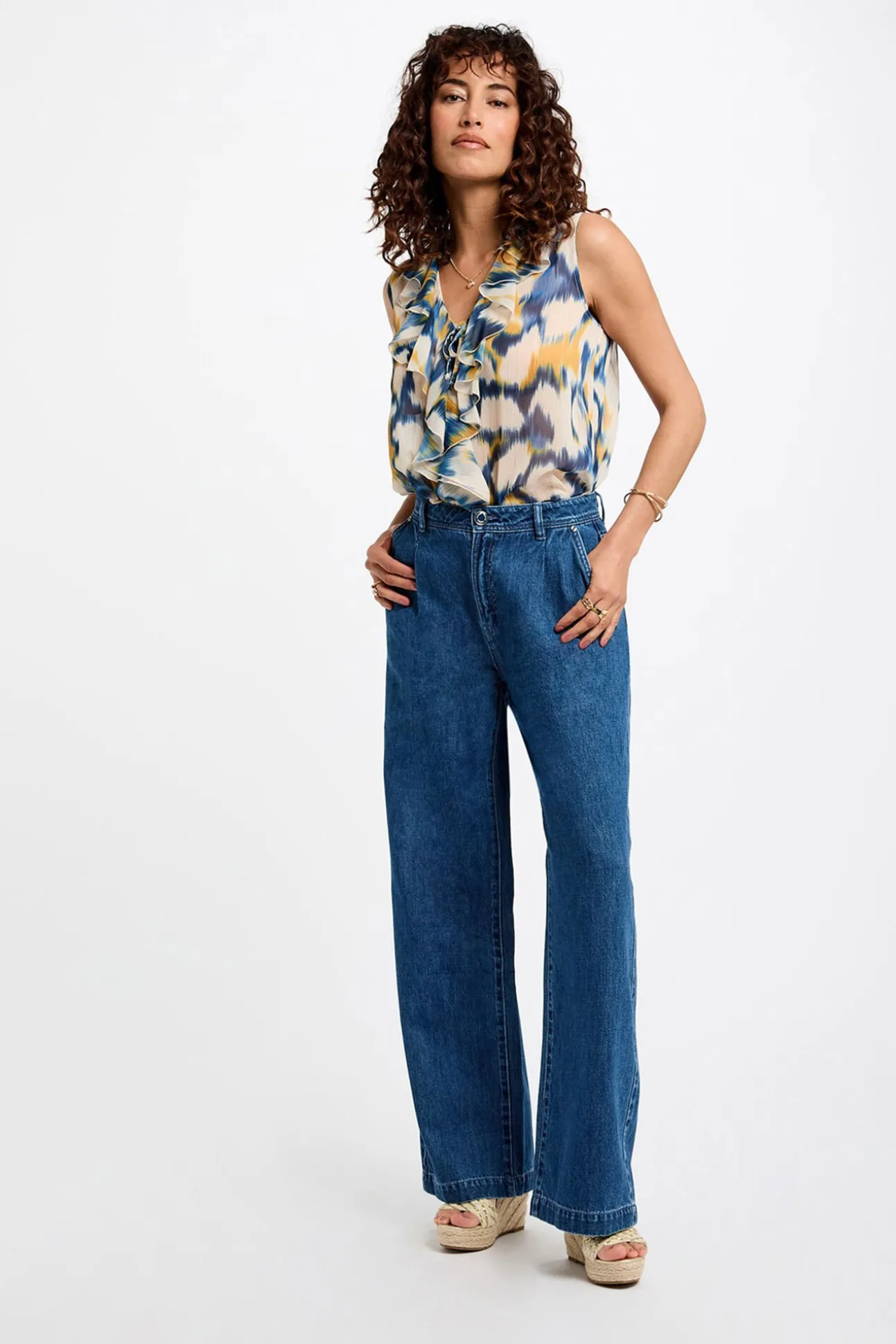 Vaquero pernera ancha