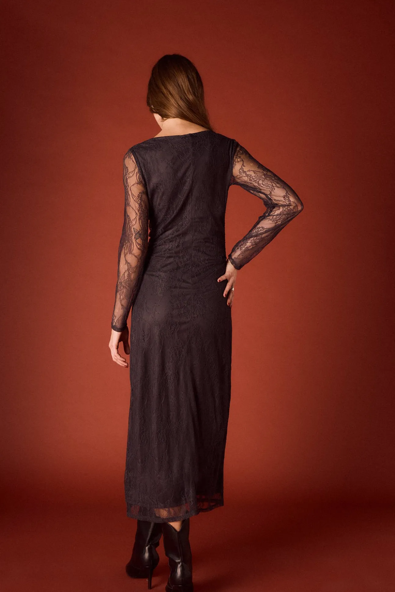 Vestidao largo encaje