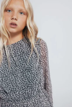 Vestido animal print niña