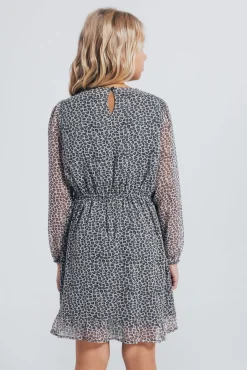 Vestido animal print niña