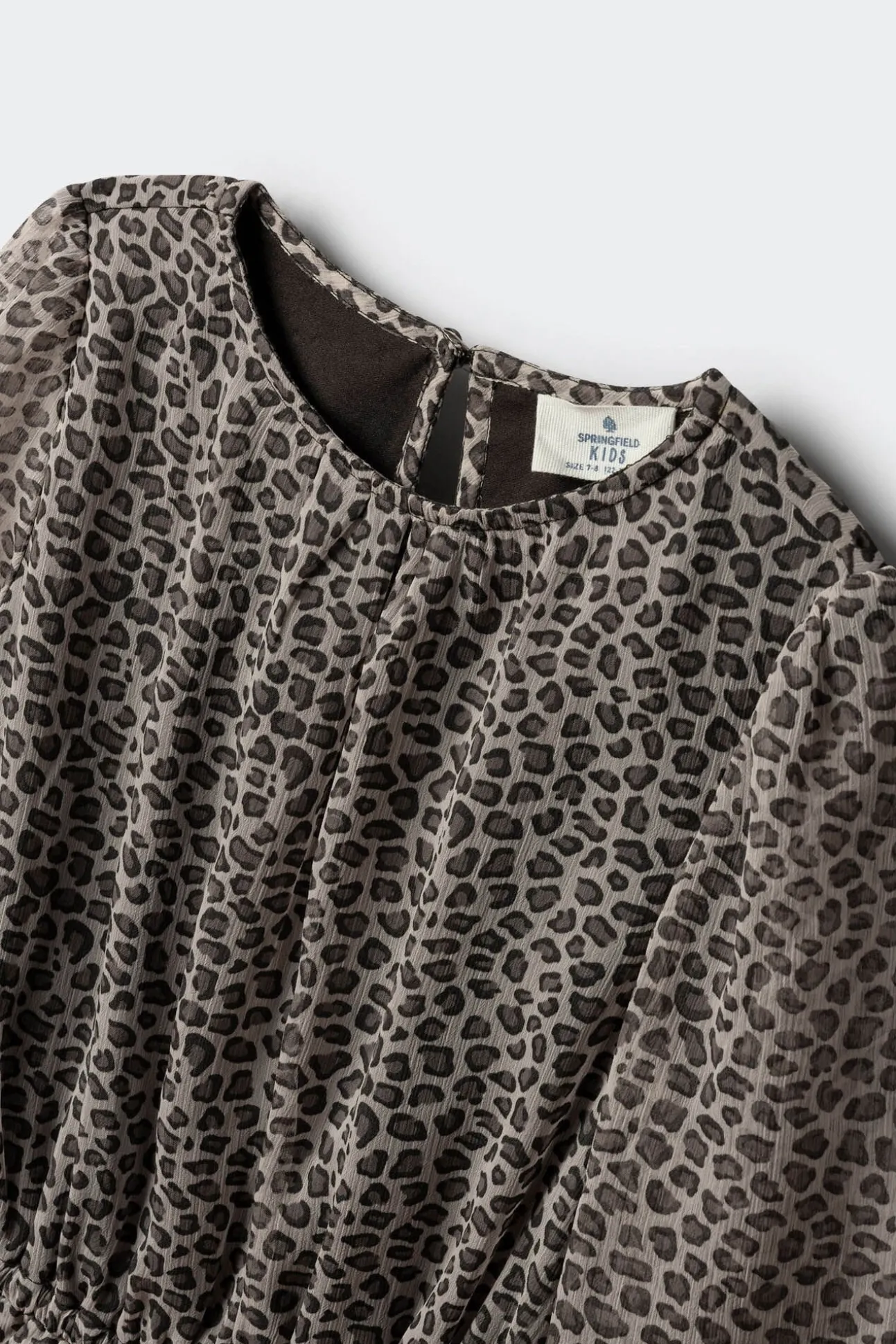 Vestido animal print niña