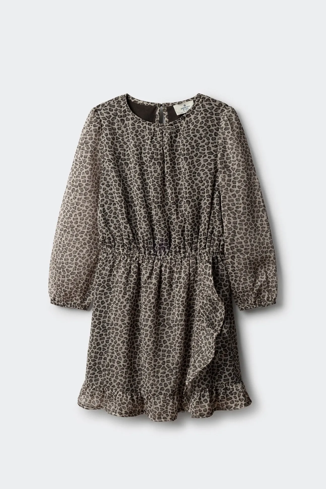 Vestido animal print niña