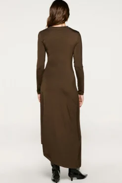 Vestido asimétrico slim fit