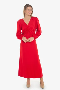 Vestido con drapeado