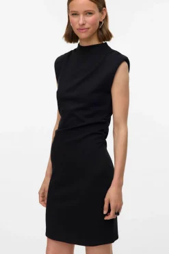 Vestido corto con cuello Perkins