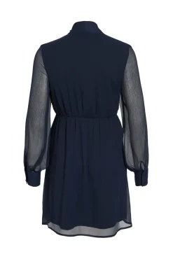 Vestido corto de gasa