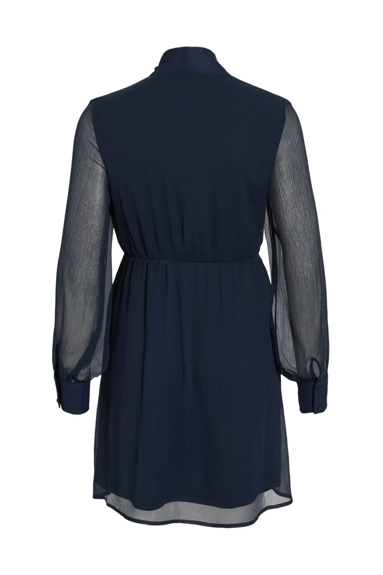 Vestido corto de gasa