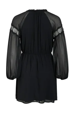 Vestido corto de gasa