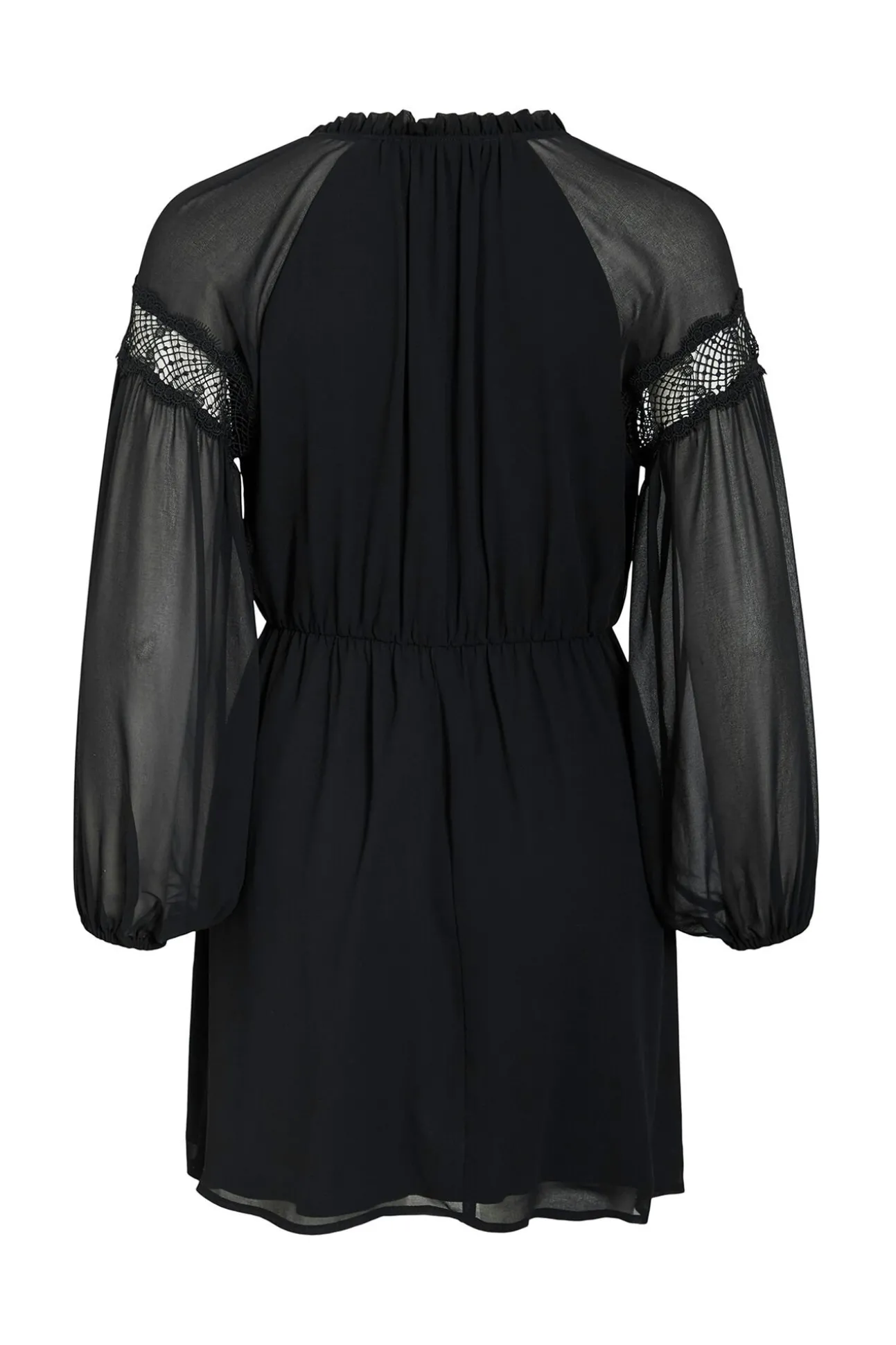 Vestido corto de gasa