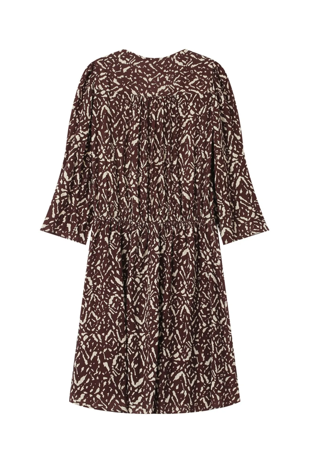 Vestido corto de manga 3/4