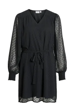 Vestido corto de plumeti