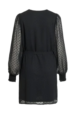 Vestido corto de plumeti