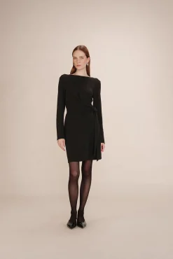 Vestido corto lúrex