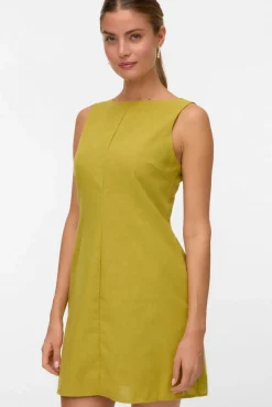 Vestido corto manga sisa