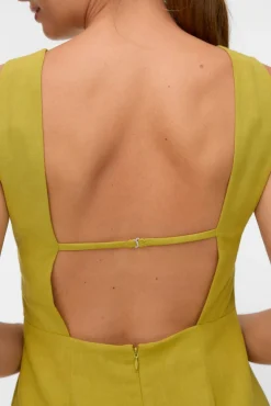 Vestido corto manga sisa