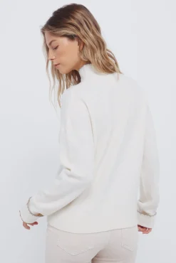 Vestido corto punto cable knit