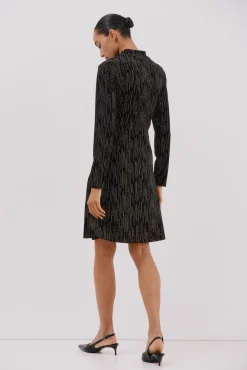 Vestido corto toques brillantes