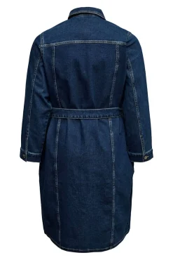 Vestido corto vaquero talla grande