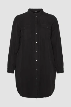 Vestido corto vaquero talla grande