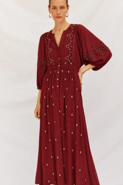 Vestido cuello redondo