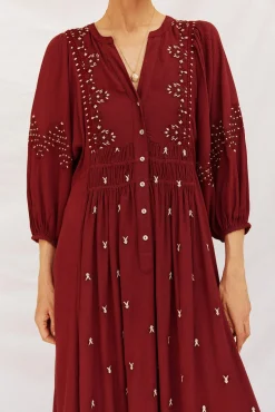 Vestido cuello redondo