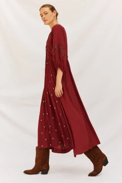 Vestido cuello redondo