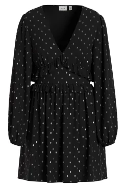 Vestido de gasa con lúrex