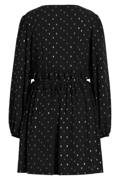 Vestido de gasa con lúrex