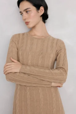 Vestido de punto con ochos