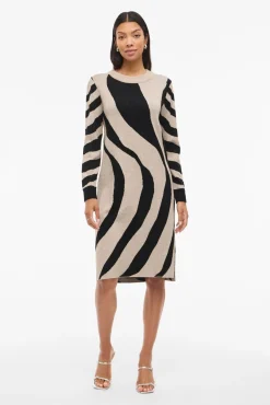 Vestido de punto con viscosa