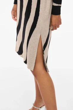 Vestido de punto con viscosa