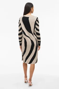 Vestido de punto con viscosa