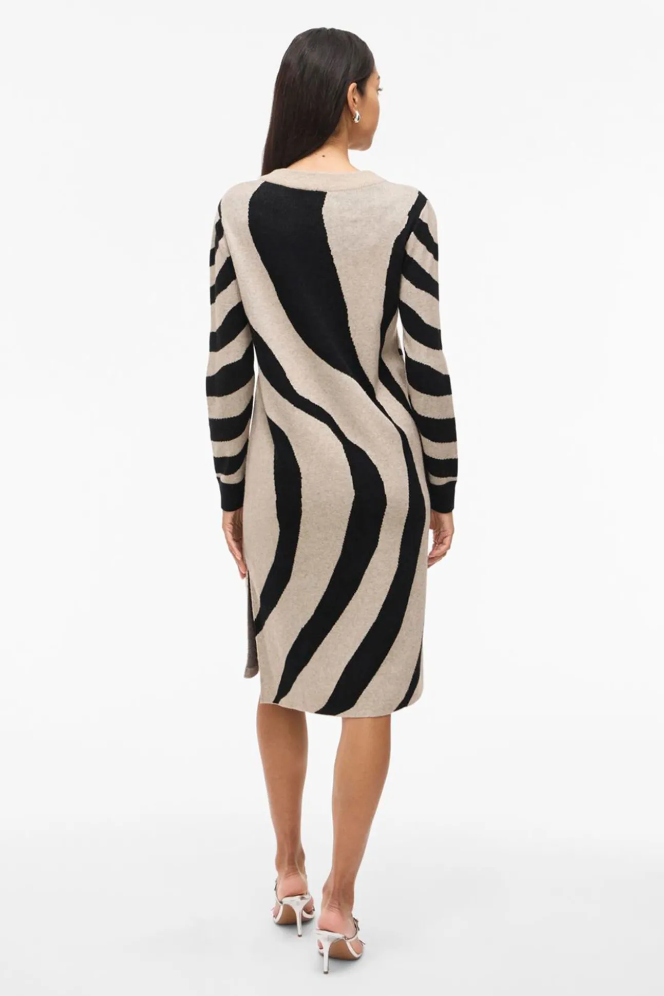 Vestido de punto con viscosa