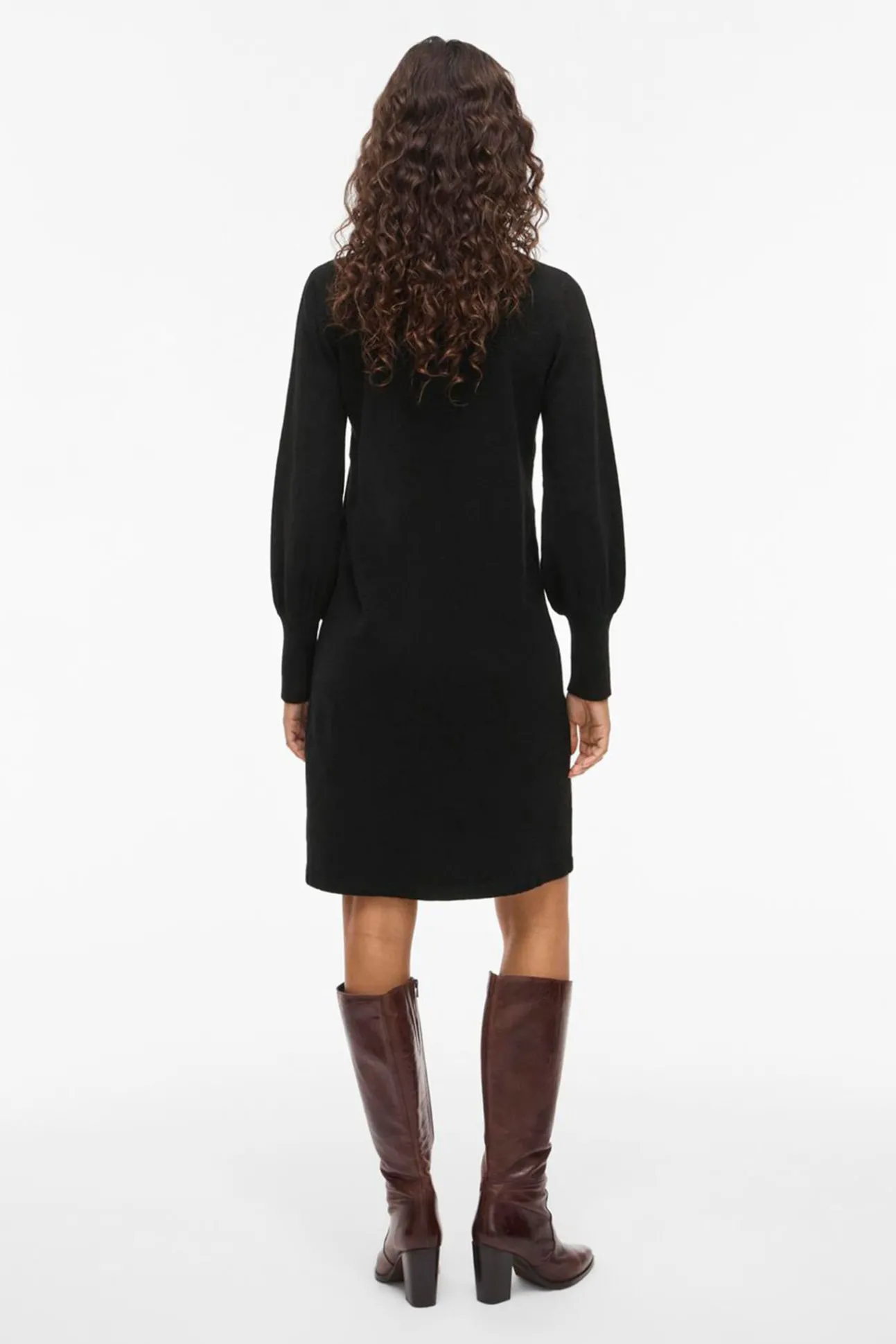 Vestido de punto con viscosa