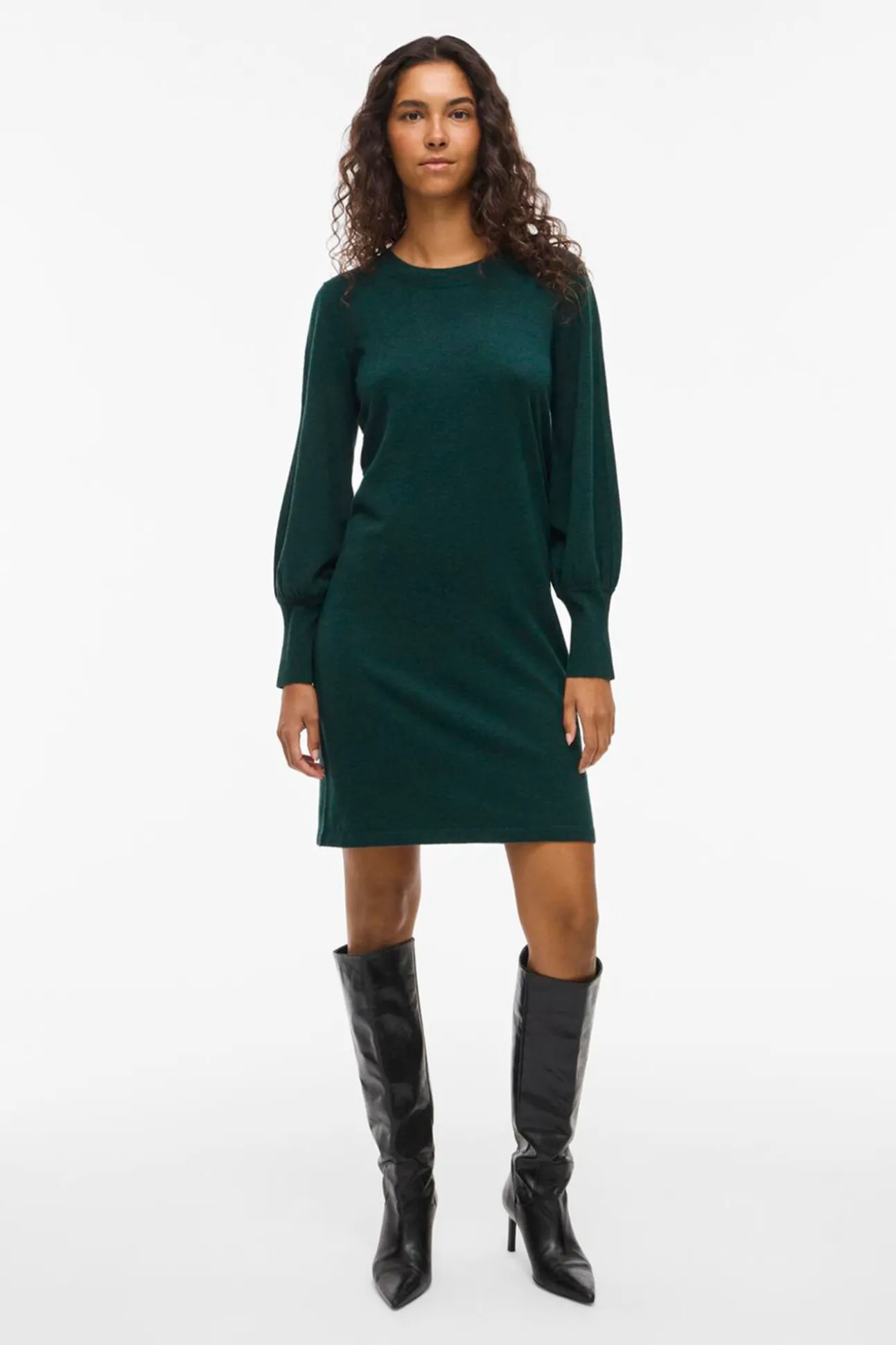 Vestido de punto con viscosa