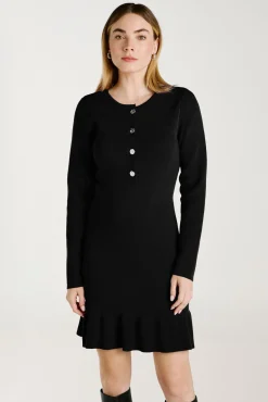 Vestido de punto con viscosa