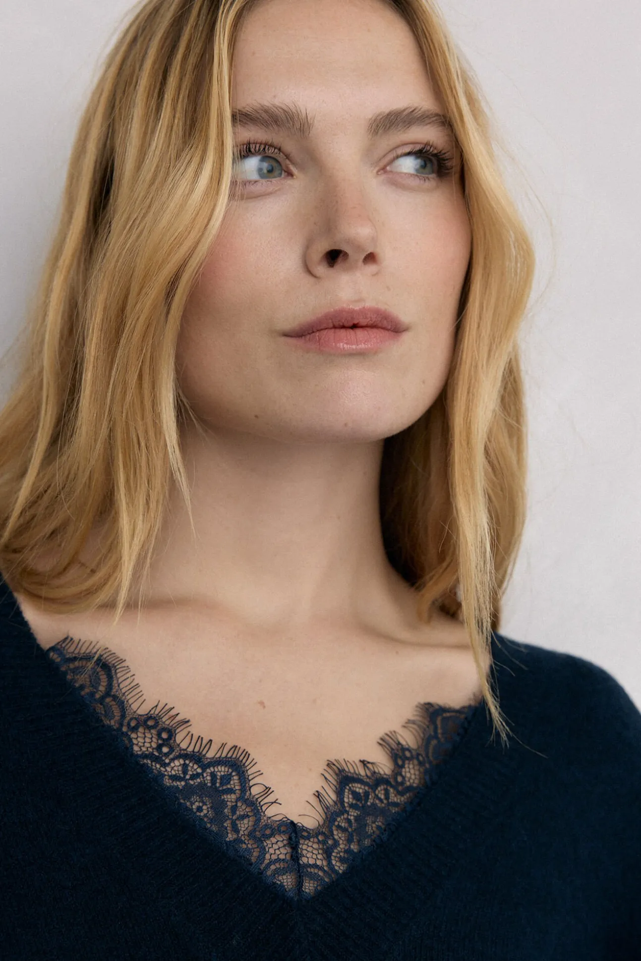 Vestido de punto lencero