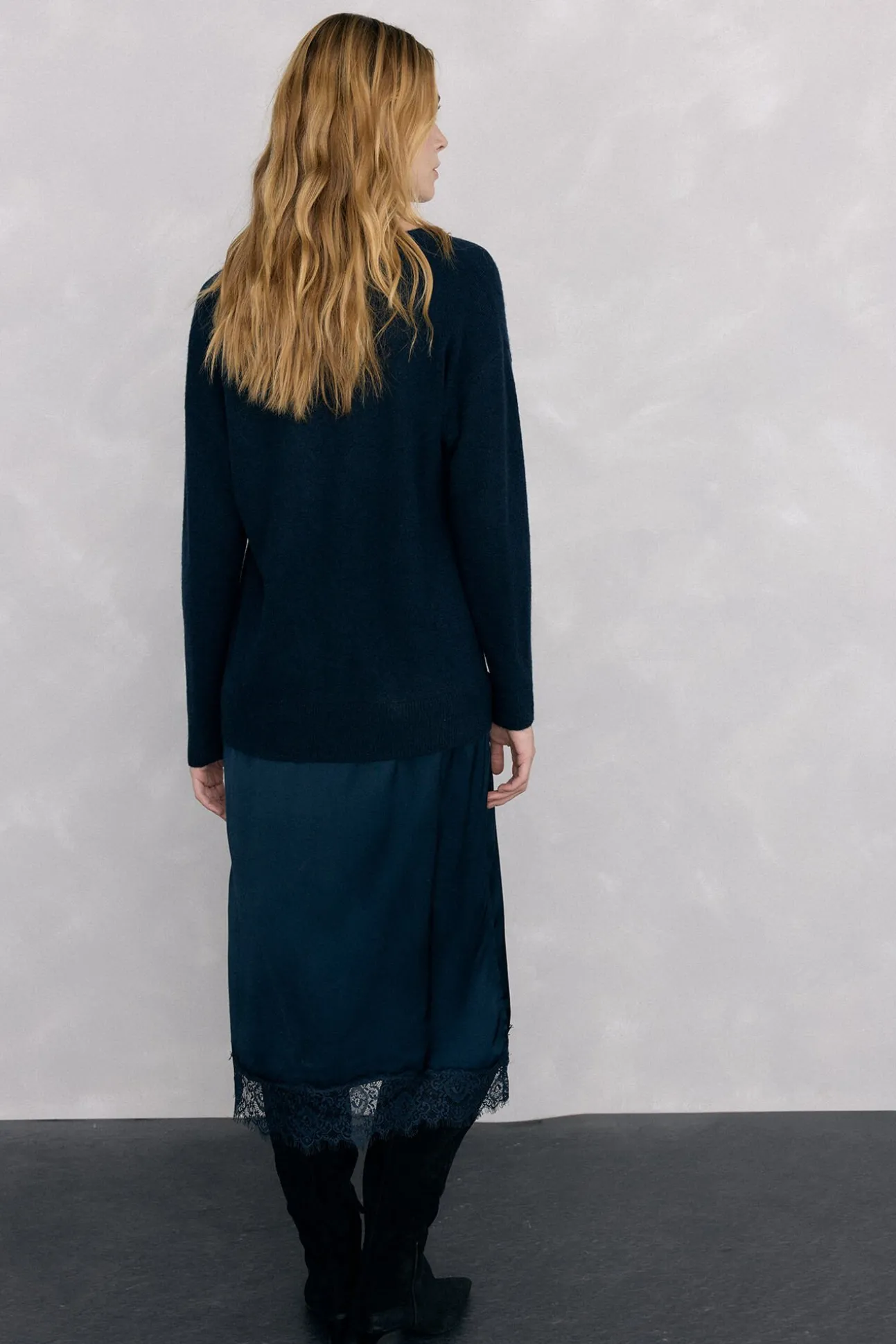 Vestido de punto lencero