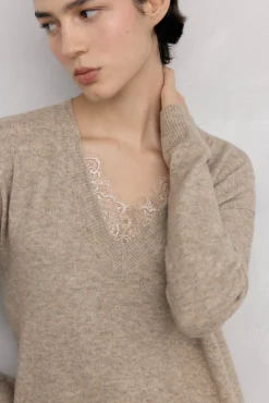 Vestido de punto lencero