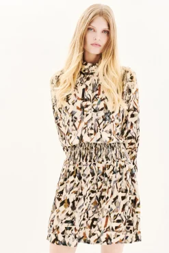 Vestido estampado 100% viscosa