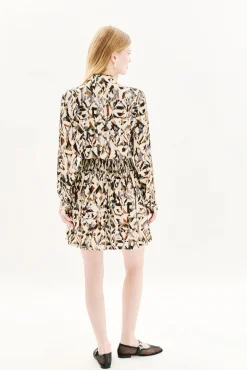 Vestido estampado 100% viscosa