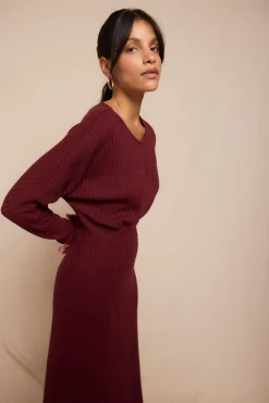 Vestido estructura manga murciélago