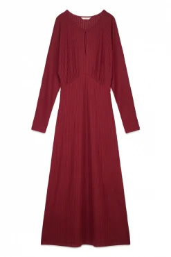 Vestido estructura manga murciélago