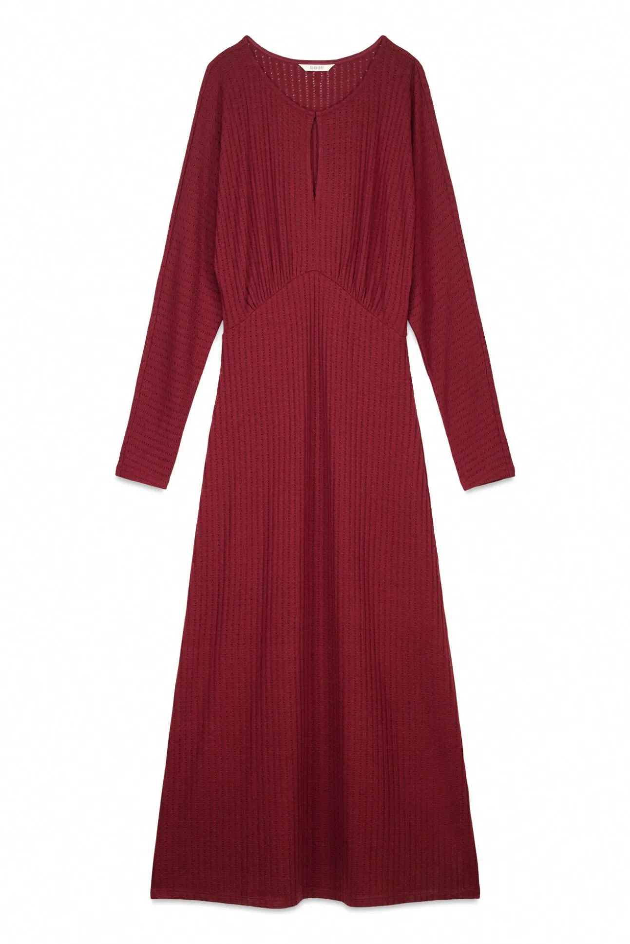 Vestido estructura manga murciélago